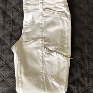 White Skinny Summer Crop Jeans